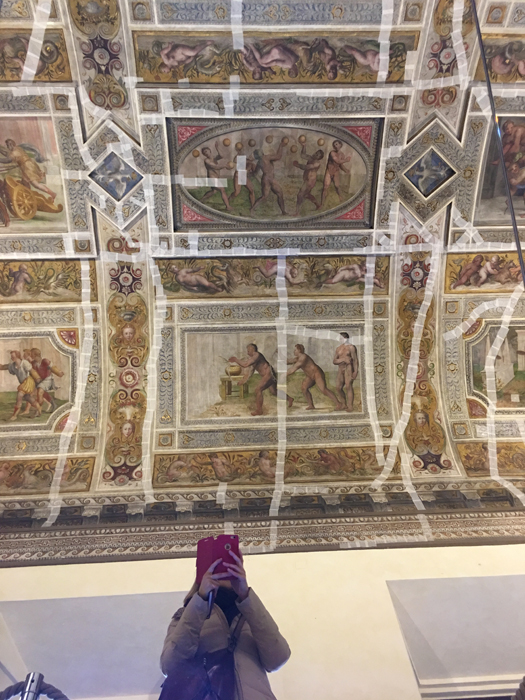 Frescoes in the Salone dei Giochi of the Estense Castle
